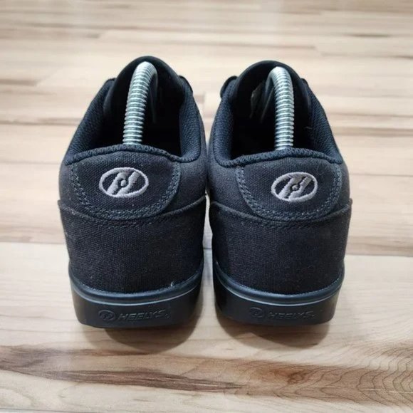 Heelys Launch Adult Black Canvas Skate Shoes With Wheels 770155 Men's Size 8 - Picture 5 of 7